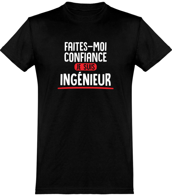 T shirt homme�je suis ingenieur