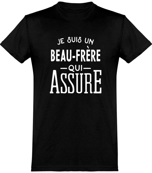 T shirt homme�je suis un beau-frere qui assure