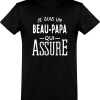 T shirt homme�je suis un beau-papa qui assure