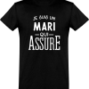 T shirt homme�je suis un mari qui assure