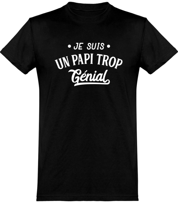 T shirt homme�je suis un papi trop genial