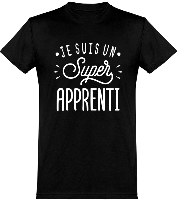 T shirt homme�je suis un super apprenti