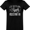 T shirt homme�je suis un super assistant rh