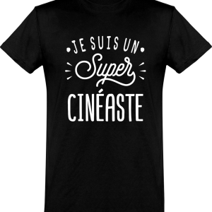 T shirt homme�je suis un super cineaste T shirt homme�je suis un super cineaste
