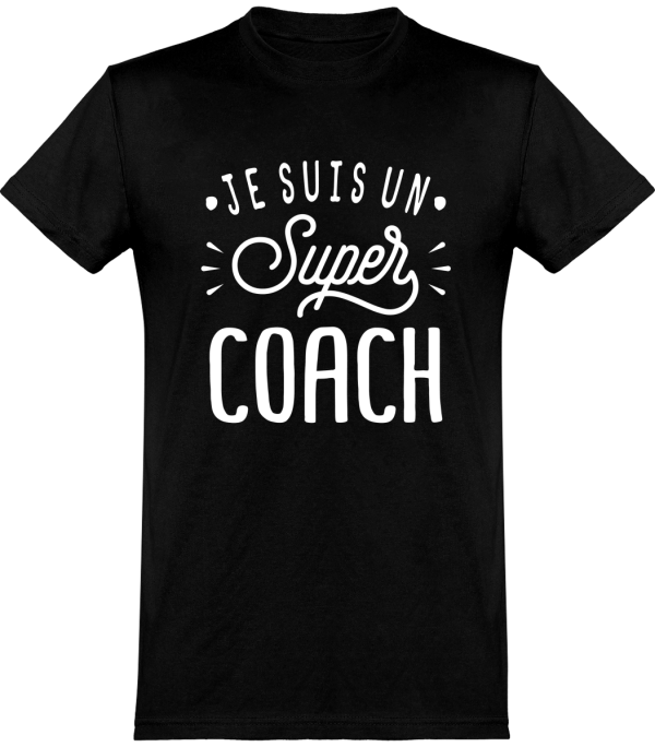 T shirt homme�je suis un super coach