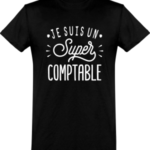 T shirt homme�je suis un super comptable T shirt homme�je suis un super comptable