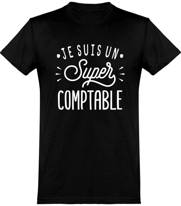 T shirt homme�je suis un super comptable