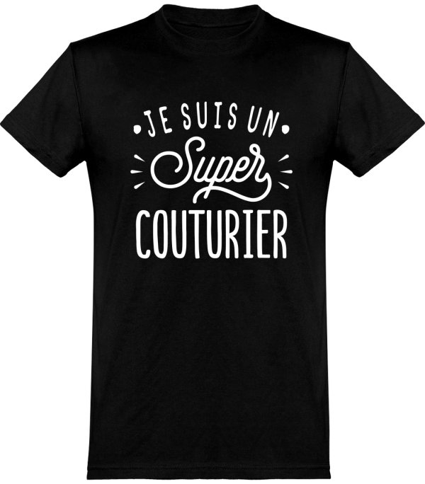 T shirt homme�je suis un super couturier