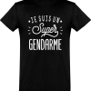 T shirt homme�je suis un super gendarme