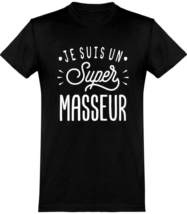 T shirt homme�je suis un super masseur