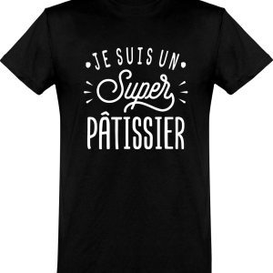 T shirt homme�je suis un super patissier T shirt homme�je suis un super patissier