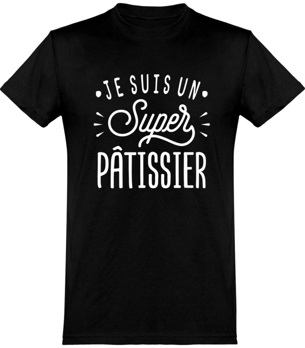 T shirt homme�je suis un super patissier