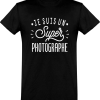 T shirt homme�je suis un super photographe