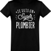 T shirt homme�je suis un super plombier