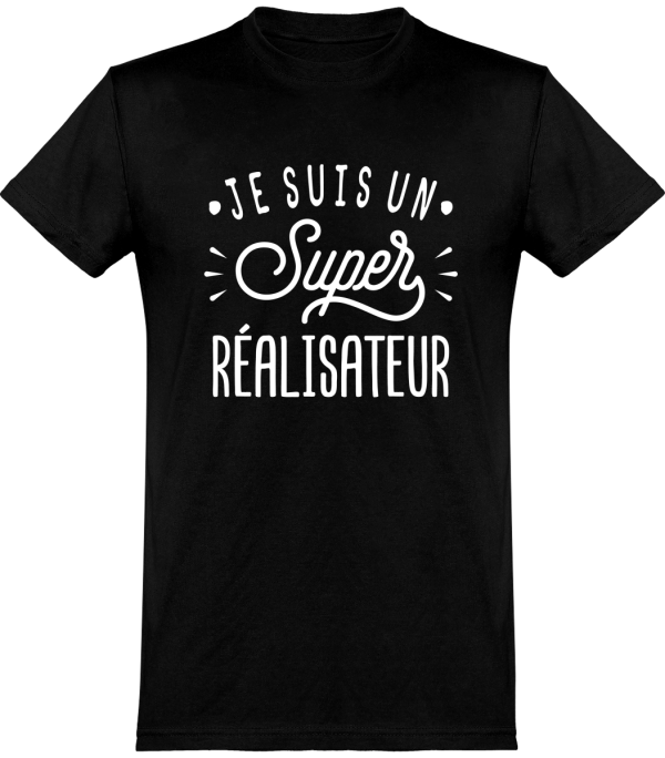 T shirt homme�je suis un super realisateur