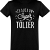 T shirt homme�je suis un super tolier