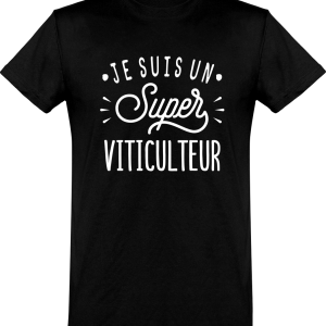 T shirt homme�je suis un super viticulteur T shirt homme�je suis un super viticulteur