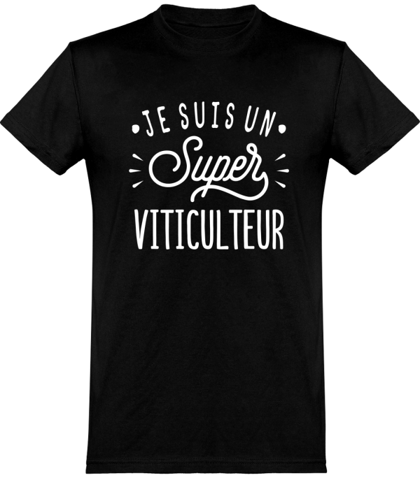 T shirt homme�je suis un super viticulteur