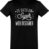 T shirt homme�je suis un super web designer