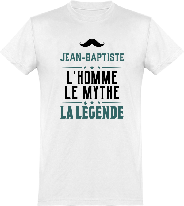 T shirt homme�jean-baptiste l’homme le mythe la legende