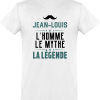 T shirt homme�jean-louis l’homme le mythe la legende