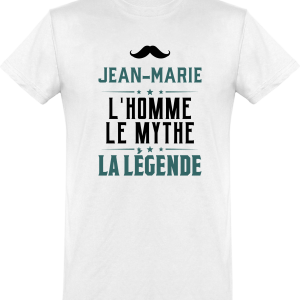 T shirt homme�jean-marie l’homme le mythe la legende