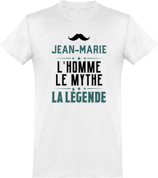 T shirt homme�jean-marie l’homme le mythe la legende