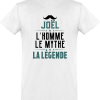 T shirt homme�joel l’homme le mythe la legende