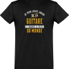 T shirt homme�jouer de la guitare et ignorer le monde