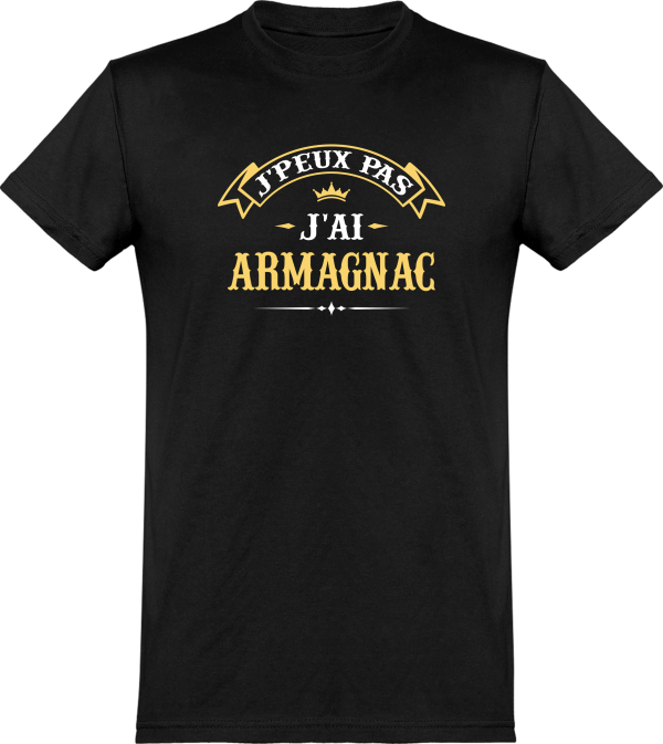 T shirt homme�j’peux pas j’ai armagnac