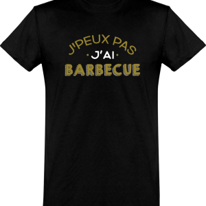 T shirt homme�j’peux pas j’ai barbecue T shirt homme�j’peux pas j’ai barbecue