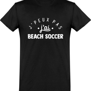 T shirt homme�j’peux pas j’ai beach soccer T shirt homme�j’peux pas j’ai beach soccer