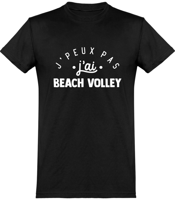 T shirt homme�j’peux pas j’ai beach volley