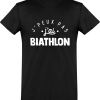 T shirt homme�j&rsquo;peux pas j&rsquo;ai biathlon
