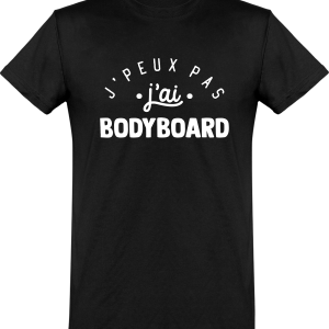 T shirt homme�j’peux pas j’ai bodyboard T shirt homme�j’peux pas j’ai bodyboard