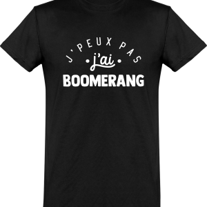 T shirt homme�j’peux pas j’ai boomerang T shirt homme�j’peux pas j’ai boomerang