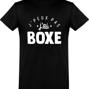 T shirt homme�j’peux pas j’ai boxe T shirt homme�j’peux pas j’ai boxe