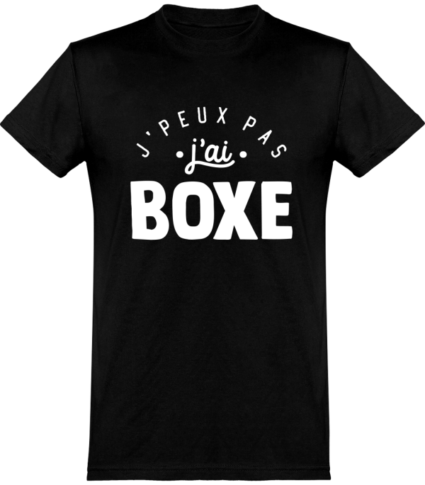 T shirt homme�j’peux pas j’ai boxe