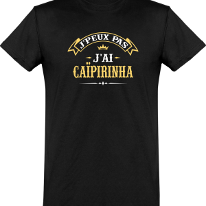 T shirt homme�j’peux pas j’ai caipirinha T shirt homme�j’peux pas j’ai caipirinha