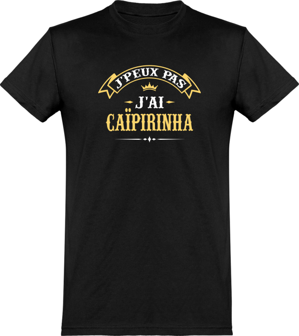 T shirt homme�j’peux pas j’ai caipirinha