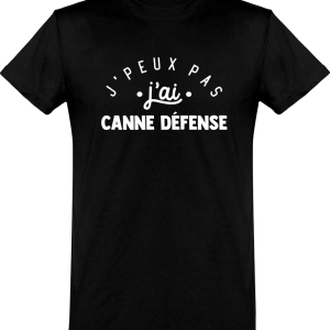 T shirt homme�j’peux pas j’ai canne defense T shirt homme�j’peux pas j’ai canne defense
