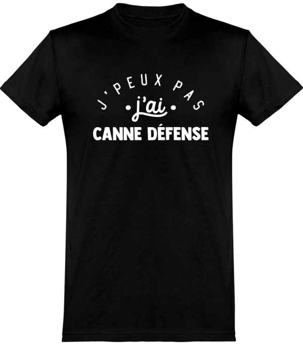 T shirt homme�j’peux pas j’ai canne defense