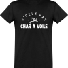 T shirt homme�j&rsquo;peux pas j&rsquo;ai char a voile