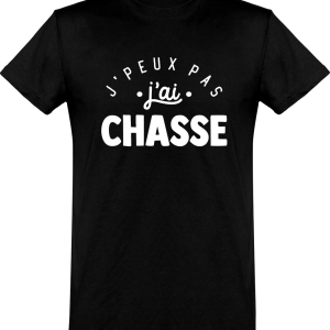 T shirt homme�j’peux pas j’ai chasse T shirt homme�j’peux pas j’ai chasse