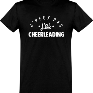 T shirt homme�j’peux pas j’ai cheerleading T shirt homme�j’peux pas j’ai cheerleading