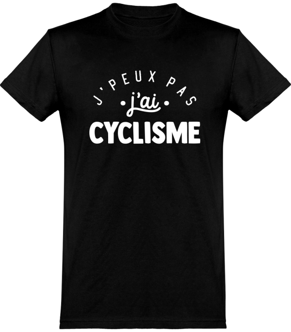 T shirt homme�j’peux pas j’ai cyclisme