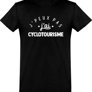 T shirt homme�j’peux pas j’ai cyclotourisme T shirt homme�j’peux pas j’ai cyclotourisme