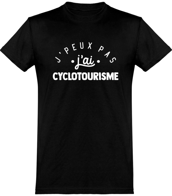 T shirt homme�j’peux pas j’ai cyclotourisme