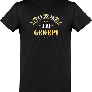 T shirt homme�j’peux pas j’ai genepi T shirt homme�j’peux pas j’ai genepi