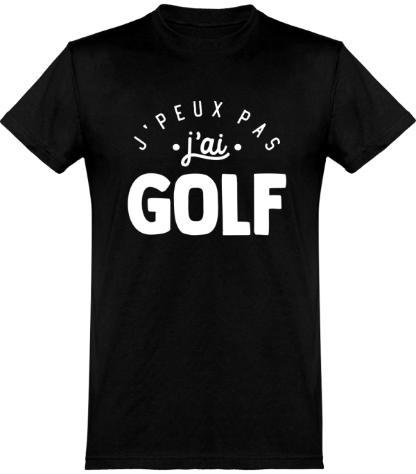 T shirt homme�j’peux pas j’ai golf